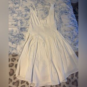 12th Tribe Cream Mini Dress